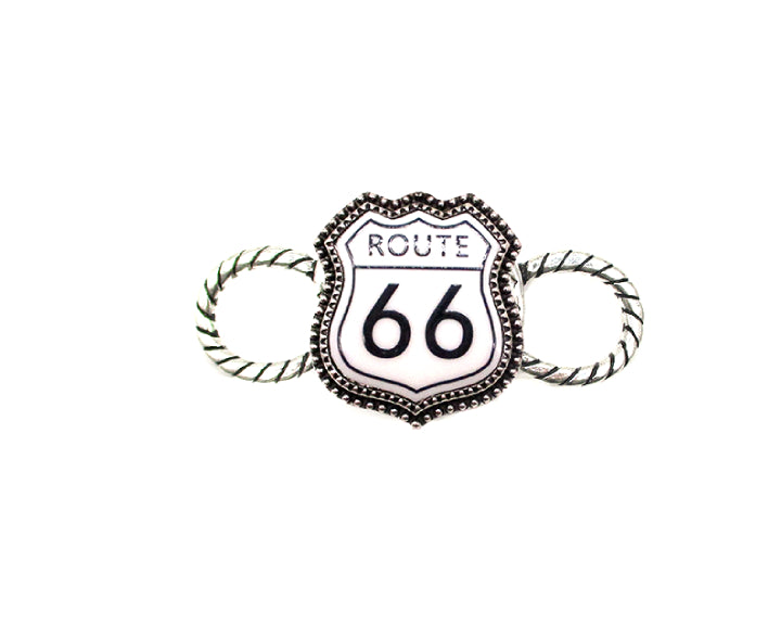 Western Route 66 Scarf Charm
