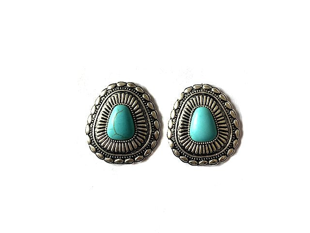 Western Concho Earring