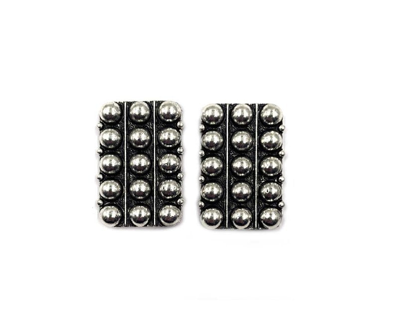 Western Rectangle Bubble Earring