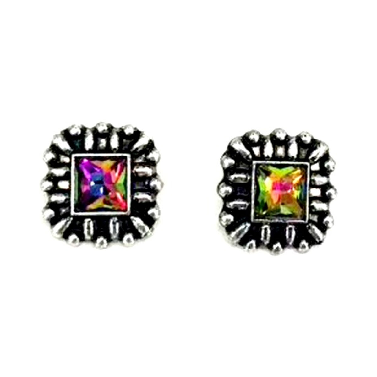 Western Small Square Earrings (SE2778)