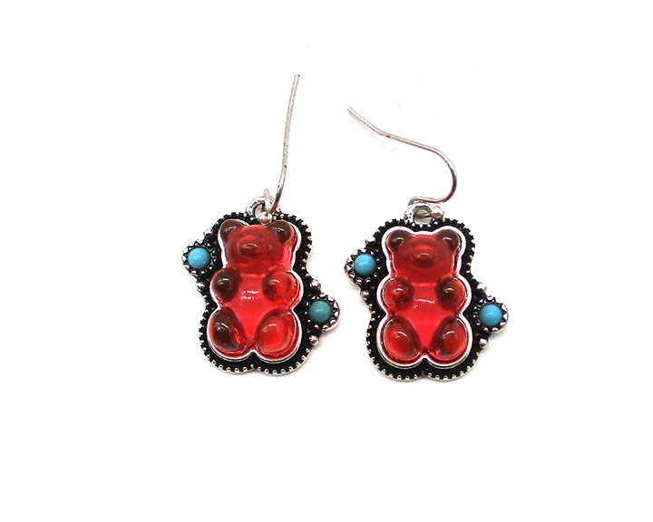Gummy Bear Turquoise Earring