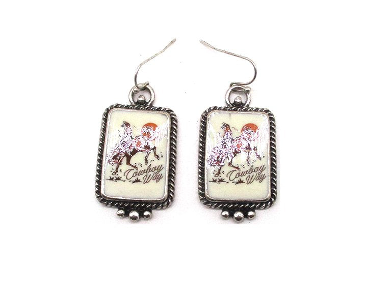 Western Cowboy Way Earring