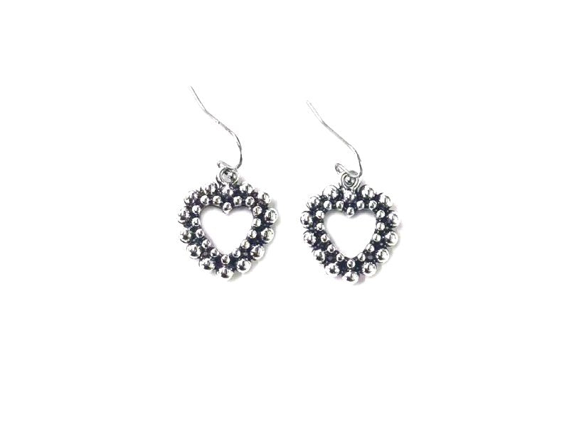 Western Small Heart Bubble Dangle Earring