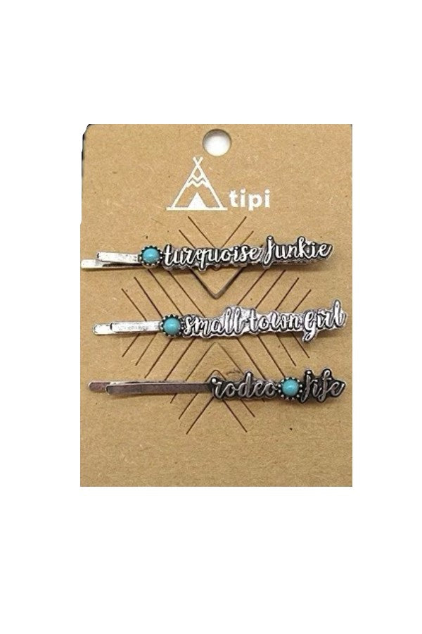 WESTERN STYLE BOBBY PIN SET
