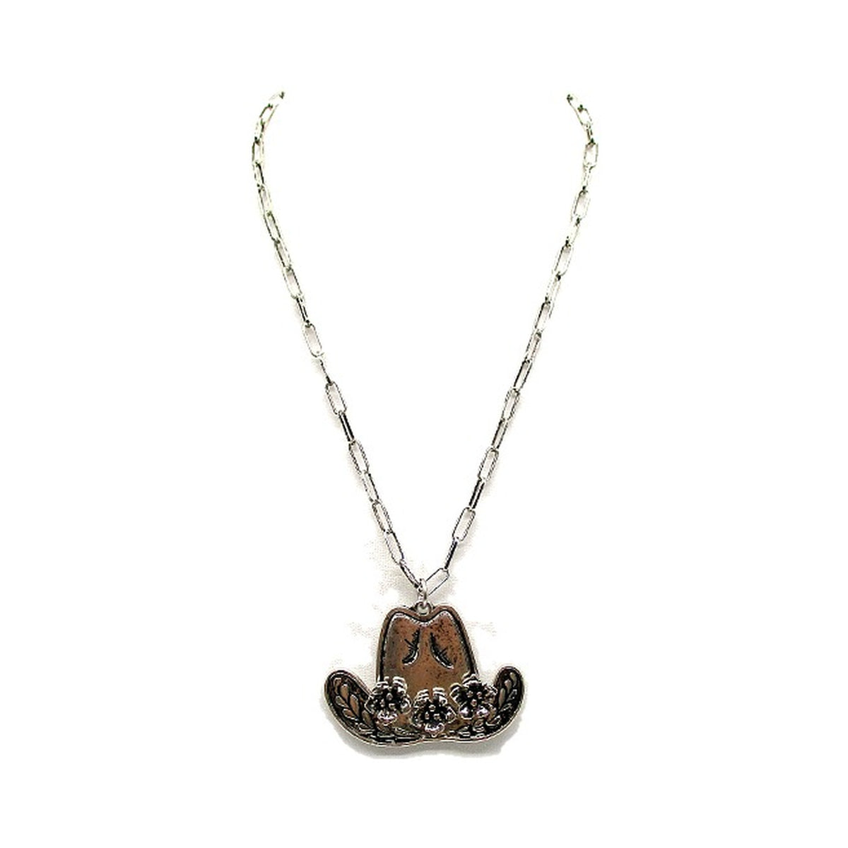 Western Flower Cowboy Necklace