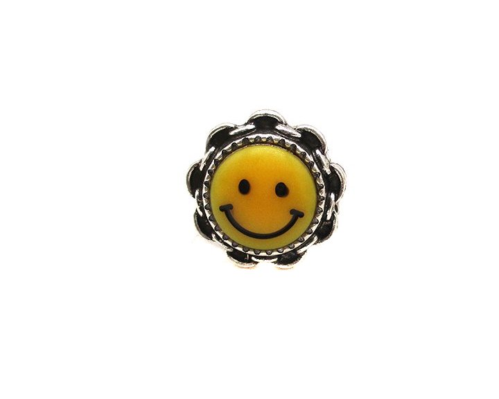 Smile Face Cuff Ring