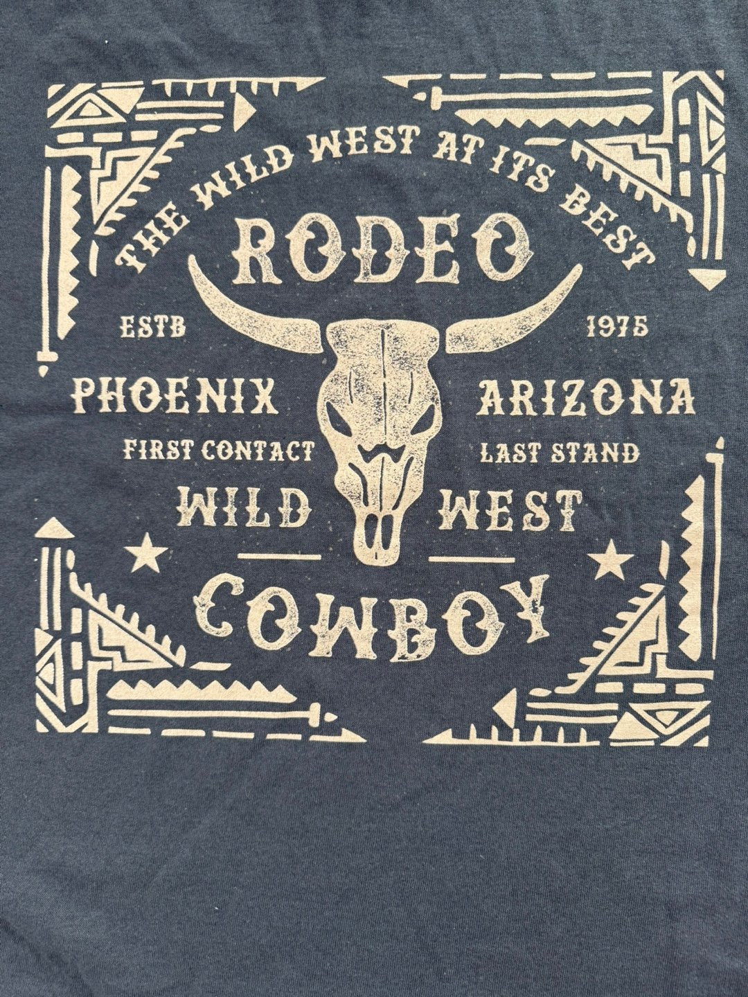 Steer Head Rodeo Cowboy Western Graphic Tee