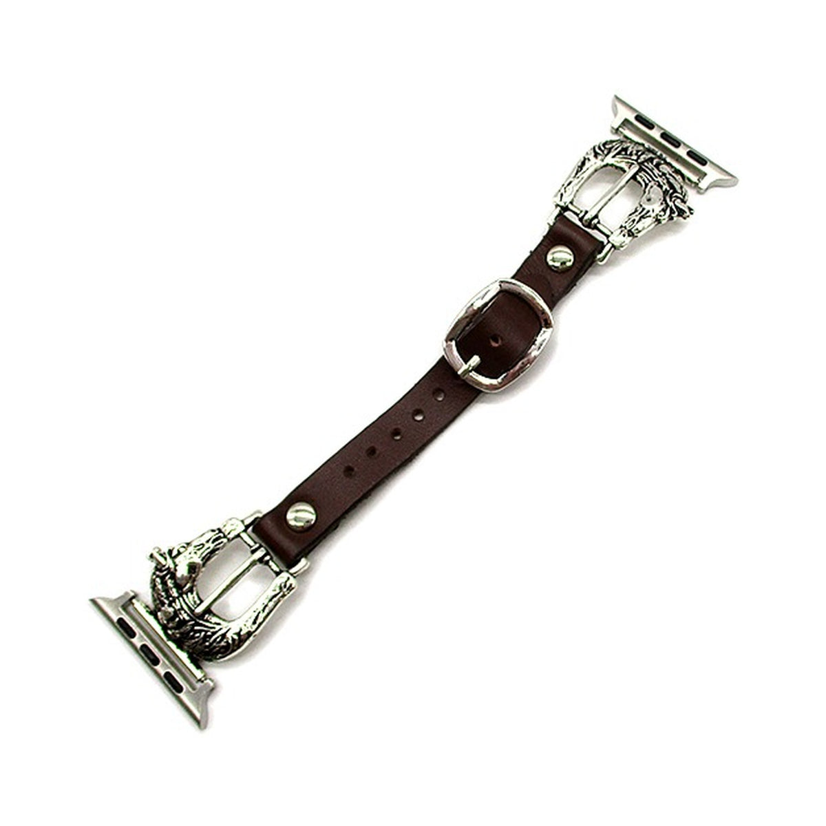 Western Horse Buckle Apple Watch Band 42-46 mm