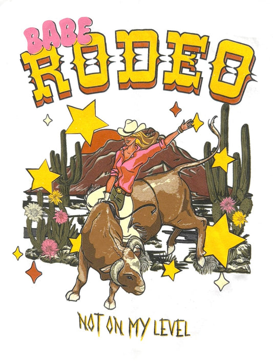 Babe Rodeo Cowgirl Western Graphic Tee
