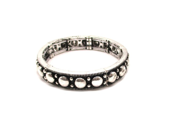 Western Flat Bubble Stretch Bracelet