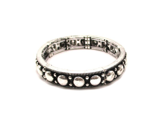 Western Flat Bubble Stretch Bracelet