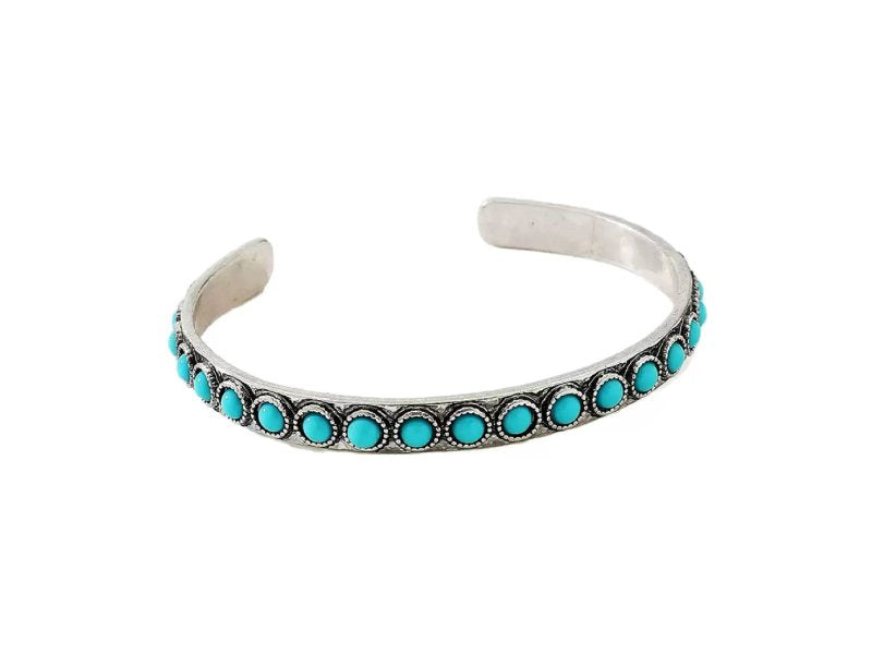 Western Turquoise Cuff Bracelet
