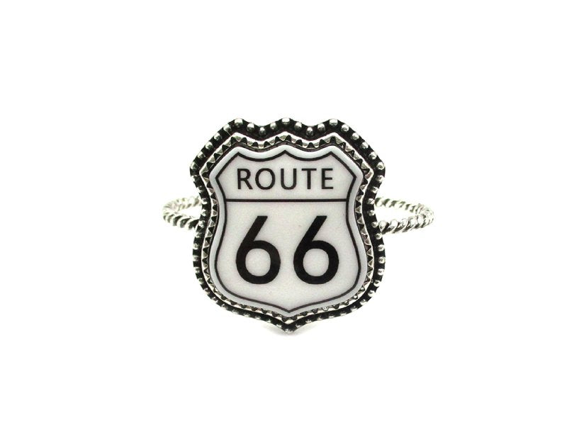 Western Route 66 Twisted Wire Cuff Bracelet