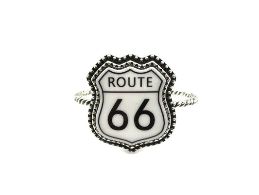 Western Route 66 Twisted Wire Cuff Bracelet