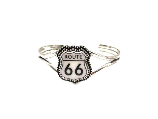 Western Route 66 Cuff Bracelet