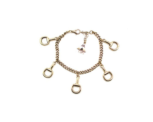 Western Snaffle Bit Chain Bracelet