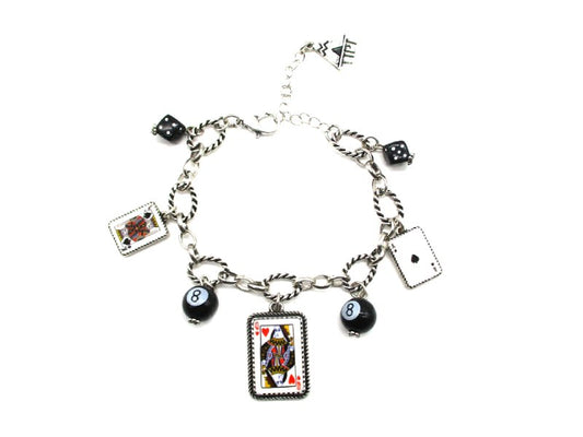 Casino Theme Charm Bracelet