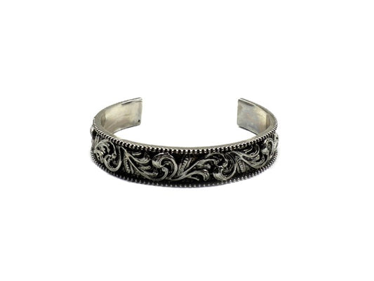 Western Etched Cuff Bracelet