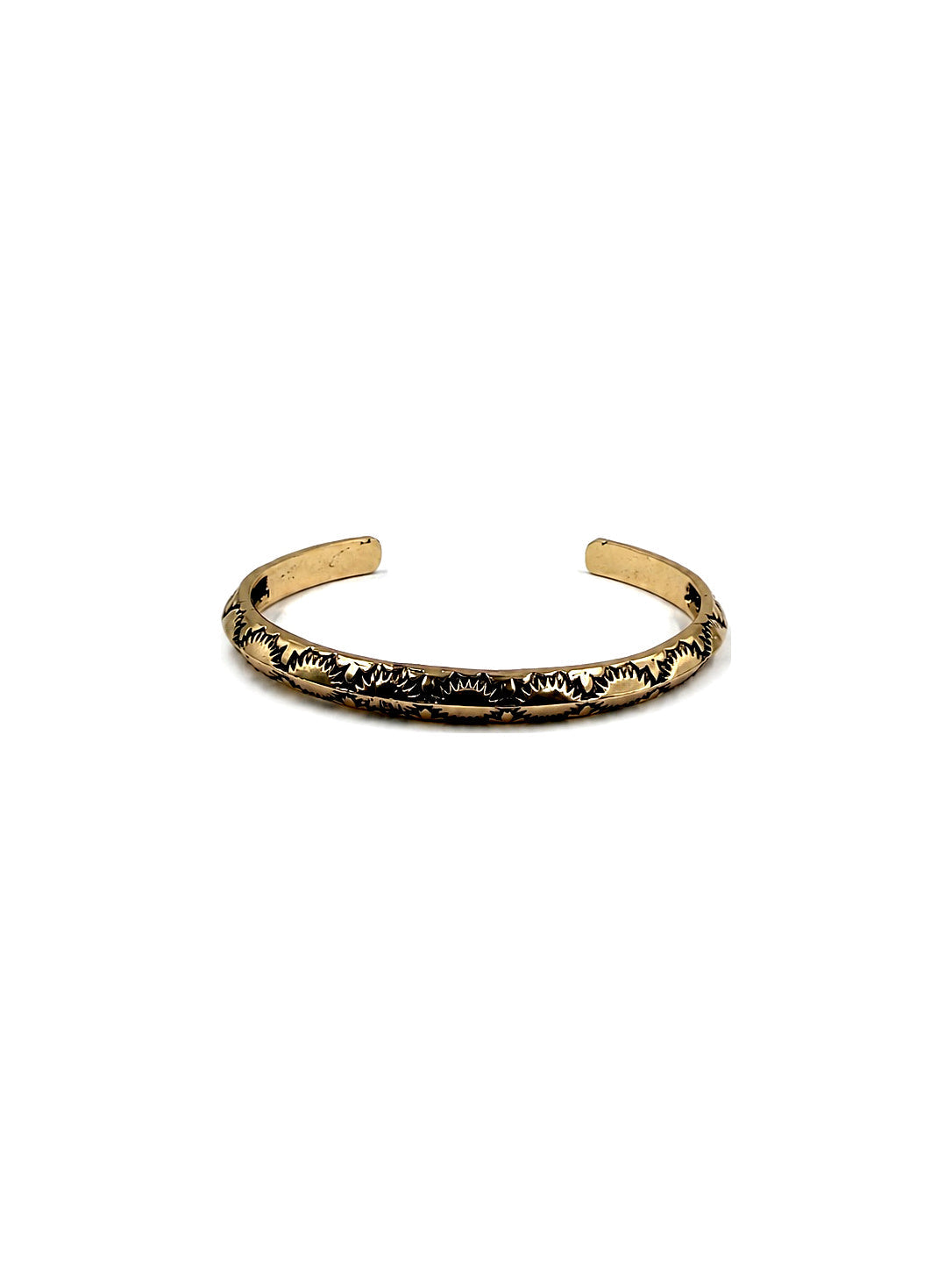 Western Stamped Chevron Cuff Bracelet