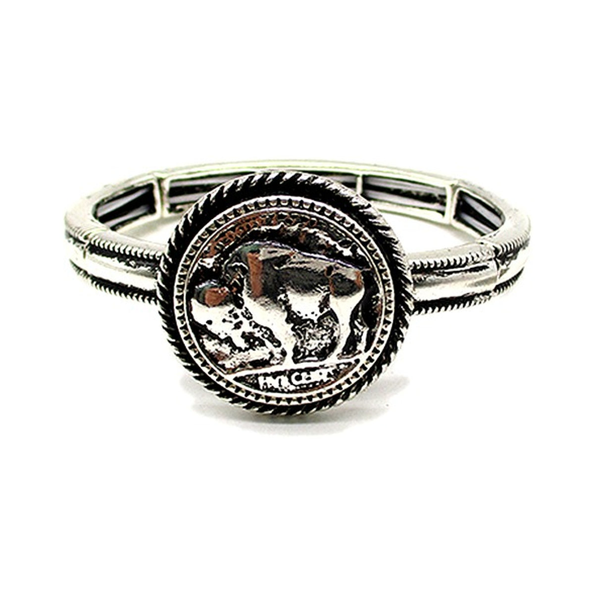 Western Buffalo Stretch Bracelet