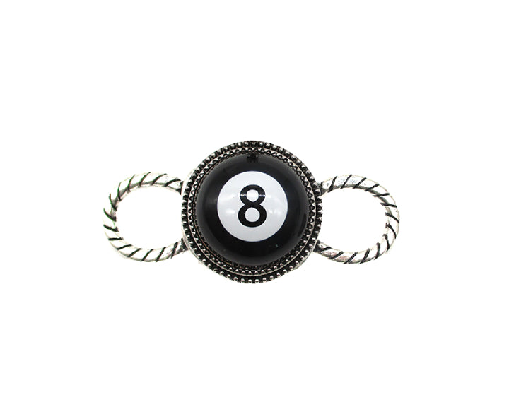 8Ball Scarf Charm