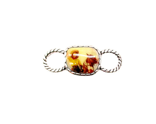 Western Portrait Scarf Charm