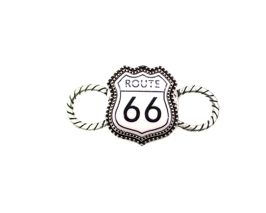 Western Route 66 Scarf Charm