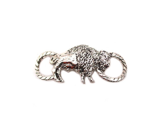 Western Buffalo Scarf Charm
