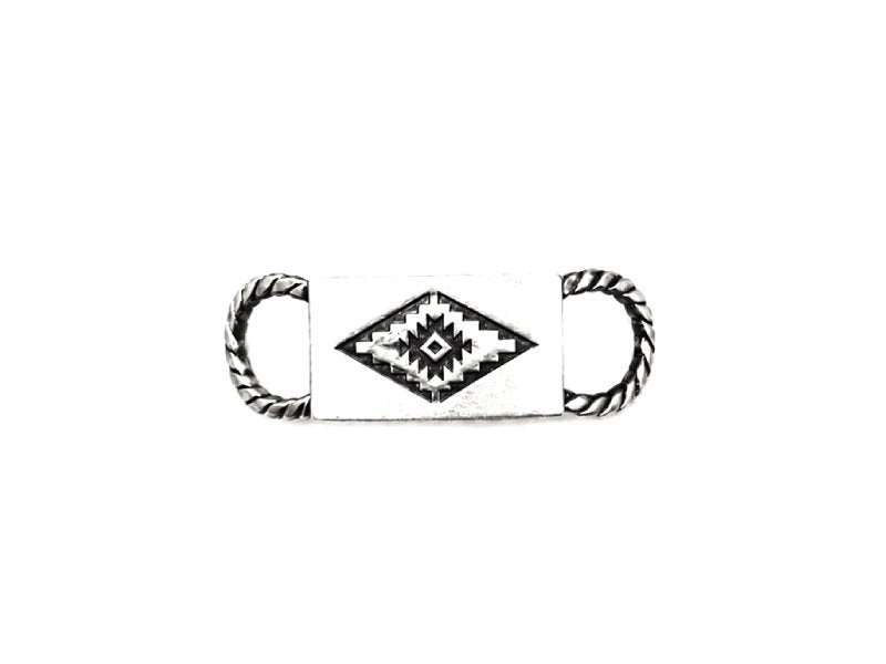 Western Aztec Design Scarf Charm