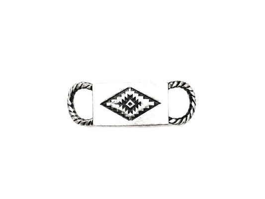 Western Aztec Design Scarf Charm