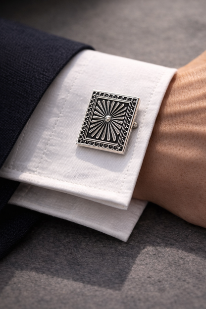 Western Concho Cufflinks
