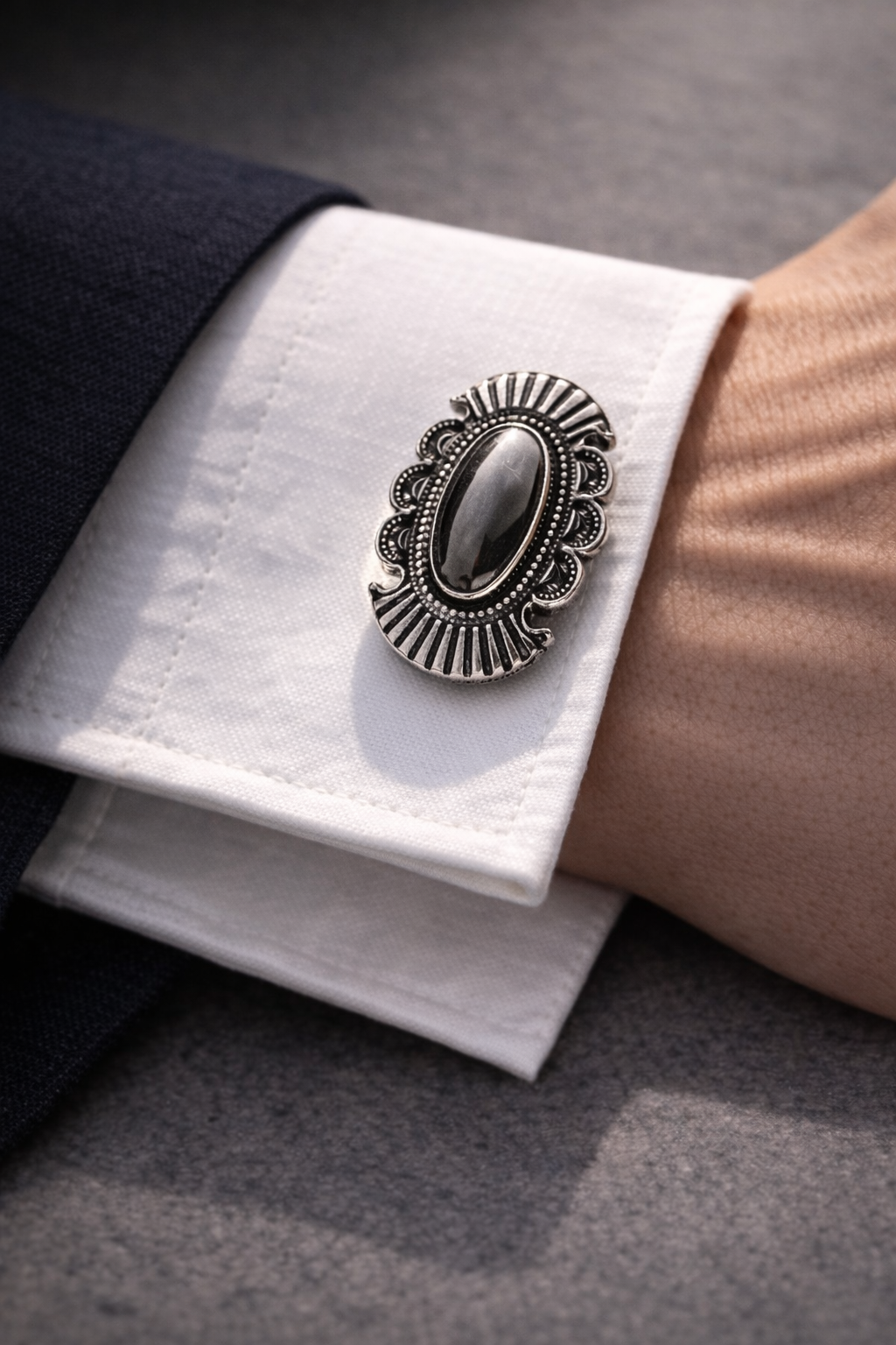 Western Concho Cufflinks
