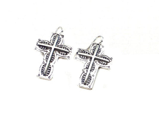 Western Cross Dangle Earring