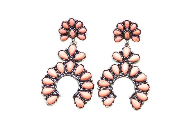Western Squash Blossom Earrings