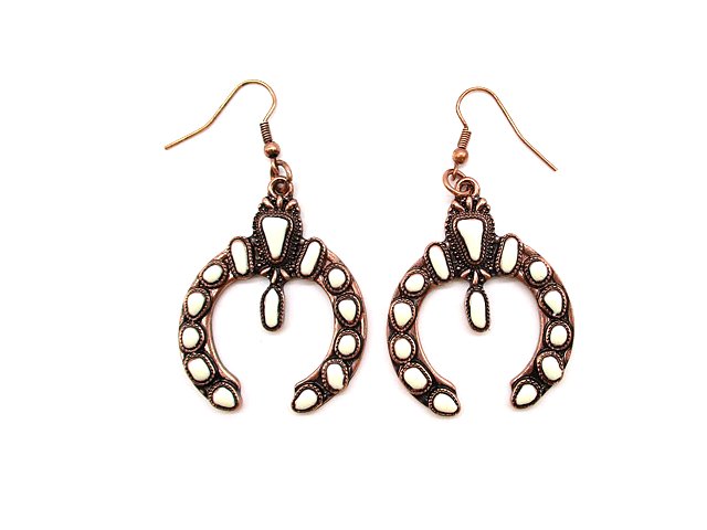 Western Squash Blossom Earring