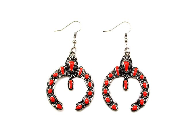 Western Squash Blossom Earring