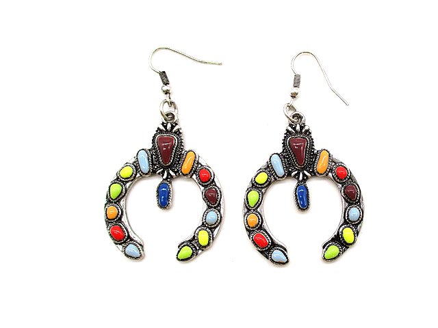 Western Squash Blossom Earring