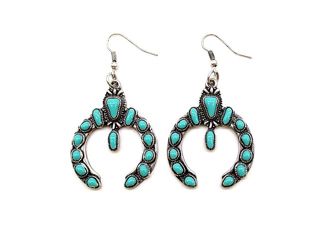 Western Squash Blossom Earring