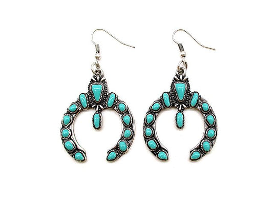 Western Squash Blossom Earring