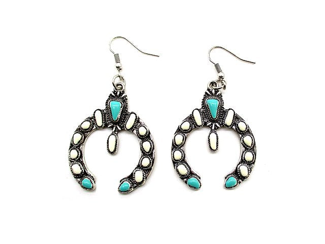Western Squash Blossom Earring