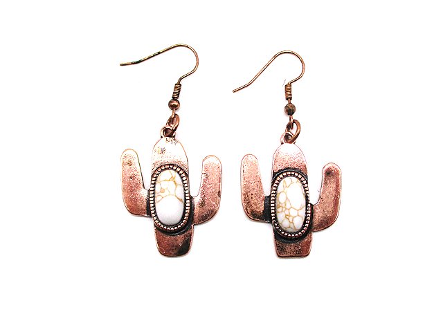 Western Cactus Earring