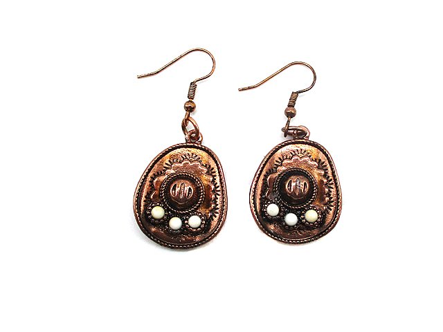 Western Cowboy Hat Earring