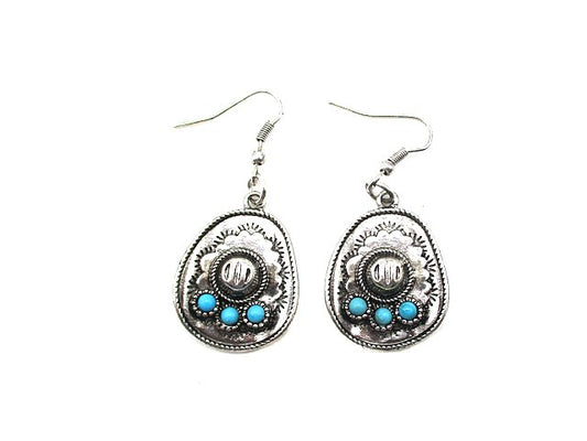 Western Cowboy Hat Earring