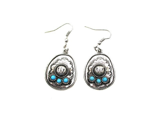 Western Cowboy Hat Earring