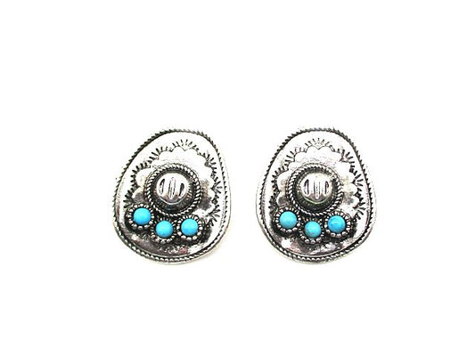 Western Cowboy Hat Post Earring