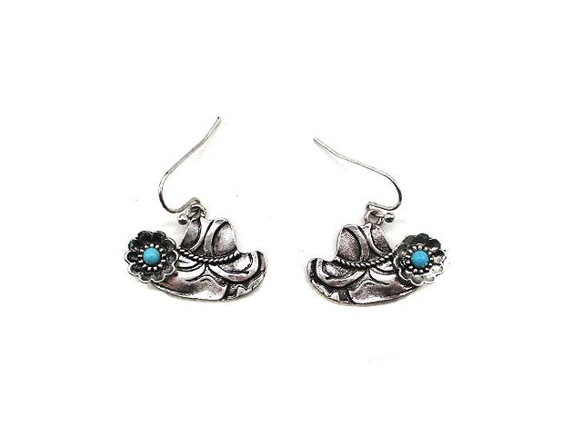 Western Dainty Cowboy Hat Earring