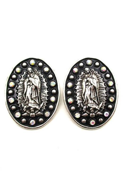 LADY QUADALUPE CRYSTAL EARRINGS