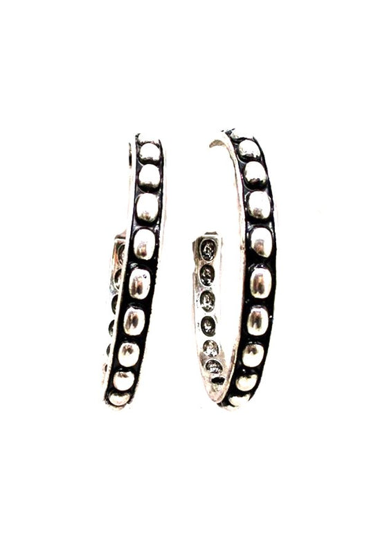 WESTERN BUBBLE HOOP EARRINGS