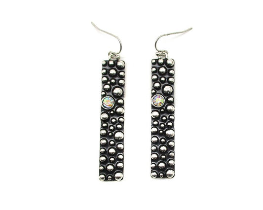 Western Crystal Bar Bubble Earring