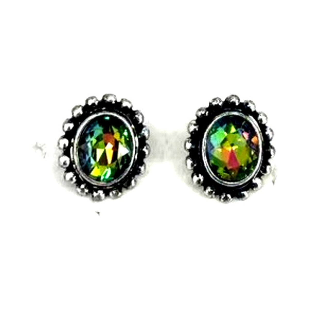 Western Small Oval Earrings (SE2784)